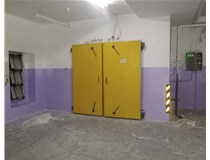 【德軒案例】梧桐院地庫改造——墻面刷油漆、乳膠漆，改造人防門油漆